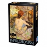 Puzzle 1000 piese Henri de Toulouse-Lautrec - Woman at Her Toil