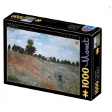 Puzzle 1000 piese Claude Monet - Poppies