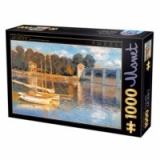 Puzzle 1000 piese Claude Monet - The Bridge of Argenteuil