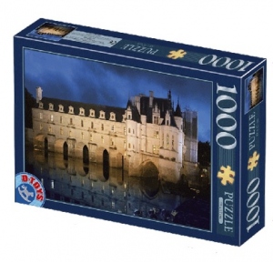 Puzzle 1000 piese Castele Franceze - Castel Chenonceau