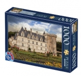 Puzzle 1000 piese Castele Franceze - Castel Villandry