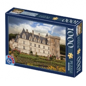 Puzzle 1000 piese Castele Franceze - Castel Villandry