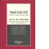 Noul cod civil.Comentarii,doctrina si jurisprudenta.VOL III. Art 1650-2664