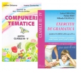 Pachet Exercitii de gramatica si compuneri tematice pentru clasele II-V (2 carti)