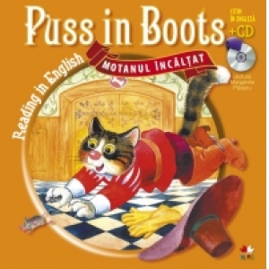 Motanul Incaltat. Citim in engleza / Puss in boots. Reading in English (+CD)