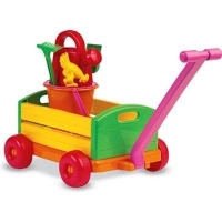 Carucior Colorat cu Set pentru Nisip
