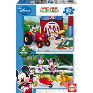 Puzzle Mickey Mouse 2 x 20