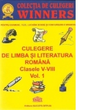 Culegere de limba si literatura romana, Clasele V-VIII, Volumul I