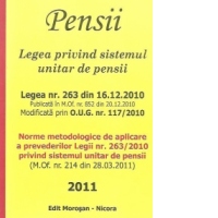Pensii - Legea privind sistemul unitar de pensii