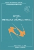 Revista de psihologie organizationala. Volumul XI, Nr. 1-2, 2011