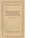Indrumari metodice pentru predarea Constitutiei in clasa a VII-a