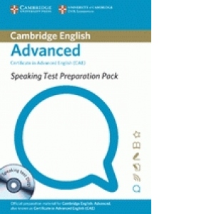Speaking Test Preparation Pack for Certificate in Advanced English (CAE) with DVD