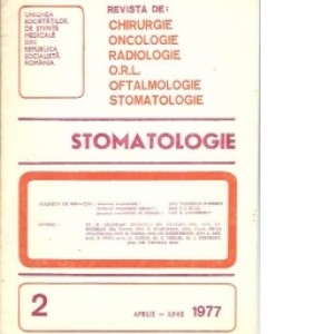 Stomatologia - Revista a societatii de stomatologie (1978/aprilie-iunie)