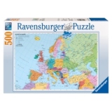Ravensburg puzzle 500 piese Political map of Europe