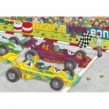 Ravensburger puzzle 2 in 1 20 piese On the race track