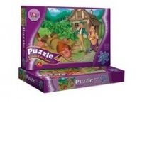 Puzzle JACK SI VREJUL DE FASOLE, 35 piese, 29x43 cm
