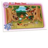 Puzzleboard PINOCCHIO, 12 piese, 31x20 cm