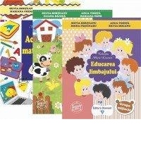 SET GRUPA MIJLOCIE 3 caiete (Activitati matematice, Cunoasterea mediului, Educarea limbajului)
