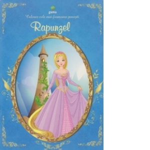 Rapunzel - carte de colorat