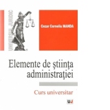 Elemente de stiinta administratiei - Curs universitar