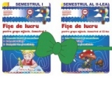 SET FISE DE LUCRU - sem I + sem. II (2 carti A4) - GRUPA MIJLOCIE (4-5 ANI) - 2012