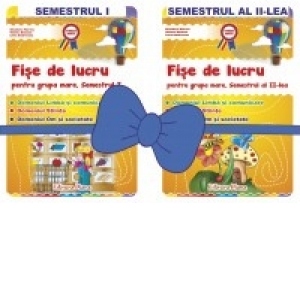 SET FISE DE LUCRU - sem I + sem. II (2 carti A4) - GRUPA MARE (5-6 ANI) - 2012