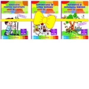SET 3 CAIETE pentru CLASA PREGATITOARE