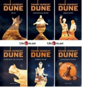 Pachet Frank Herbert - Seria Dune (6 volume hardcover - editia 2012)