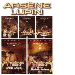 Pachet 5 carti Arsene Lupin