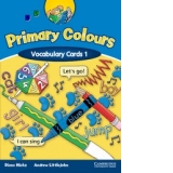 Primary Colours - Level 1 Vocabulary Cards