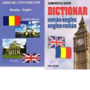 Pachet promotional limba engleza:Dictionar roman-englez,englez-roman;Ghid de conversatie roman-englez