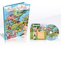 Pachet educational EDU (carte + CD) -  Prietenii lui Fluffy (Engleza pentru prescolari - grupa mijlocie/grupa mare)