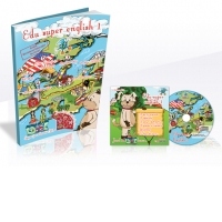 Pachet educational EDU (carte + CD) -  Super English 1 (Clasa I / Clasa a II-a)