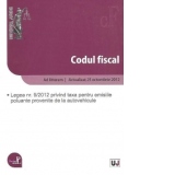 Codul fiscal. Ad litteram - Actualizat 25 octombrie 2012