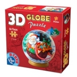 3D Globe Puzzle - Craciun 2