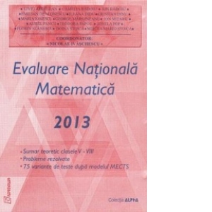 Evaluare Nationala Matematica 2013