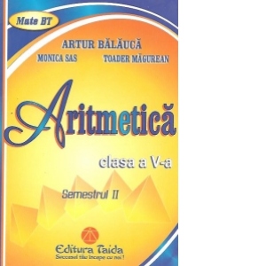 Aritmetica, Clasa a V-a, Semestrul II - 2012