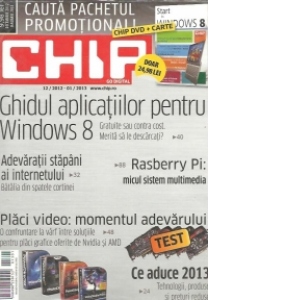 Chip, Decembrie 2012-Ianuarie 2013 - Ghidul aplicatiilor pentru Windows 8