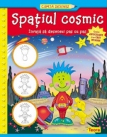 Cum sa desenez - Spatiul cosmic. Invata sa desenezi pas cu pas