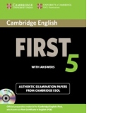 Cambridge English First 5 Self-study Pack (Students Book with answers and Audio CDs)
