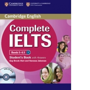 Cambridge English - Complete IELTS Bands 5-6.5 Students Pack (Students Book with Answers with CD-ROM and Class Audio CDs)