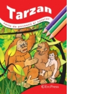 Tarzan - Carte de povestit si colorat
