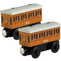 Personaj cu vagon Thomas Lemn - Annie and Clarabel