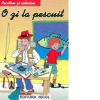 O zi la pescuit - Recitam si coloram