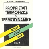Proprietati termofizice si termodinamice - Solide, Lichide, Gaze, Volumul al II-lea