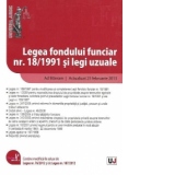 Legea fondului funciar nr. 18/1991 si legi uzuale - Ad litteram. Actualizat 25 februarie 2013