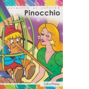Pinocchio - Carte de colorat format A4