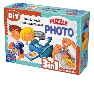 Photo Puzzle 3 in 1 - 12 & 18 & 35 piese