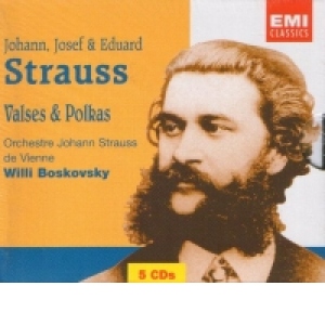 Johann, Josef and Eduard STRAUSS - Valses and Polkas (5 CDs)