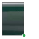 Coltar forma rotunda, unghi inclinat, Verde D100/80  - culoare Verde, D100/80